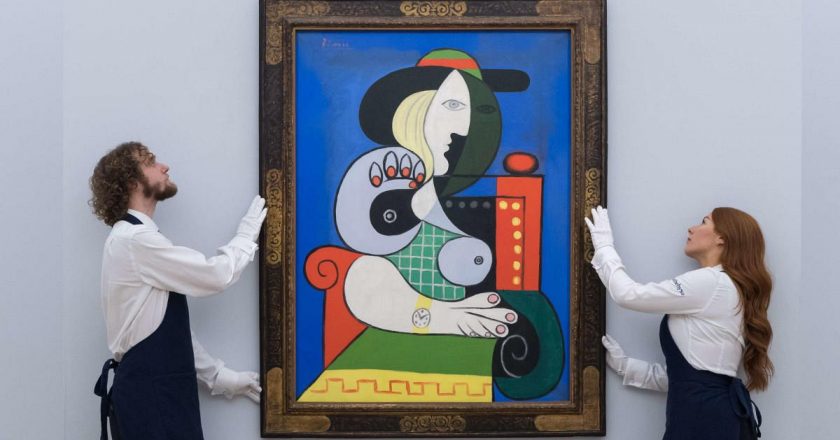 Picasso'nun 'Saatli Kadın' tablosu 139 milyon dolarla 2023 rekorunu kırdı