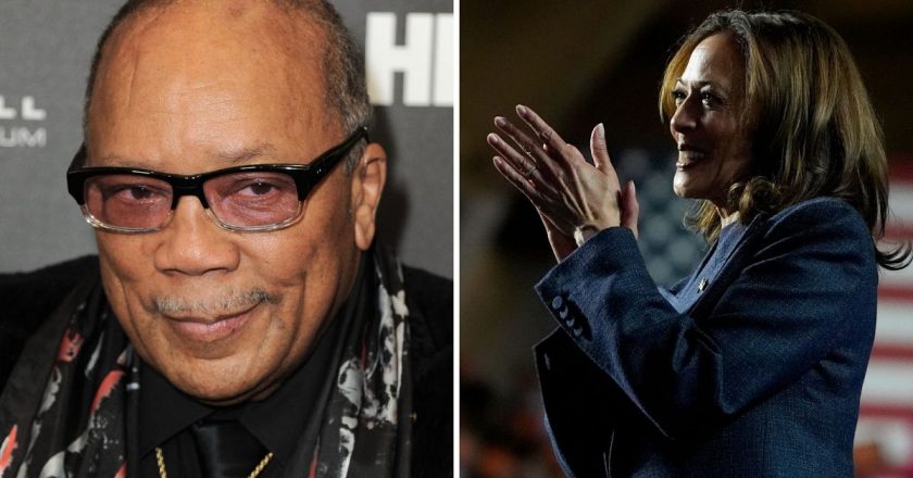 Kamala Harris, merhum sanatçı Quincy Jones’u ‘öncü’ olarak nitelendirdi