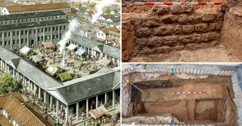 Arkeologlar Londra ofisi altında 2.000 yıllık bir Roma Bazilikası açıkladı
