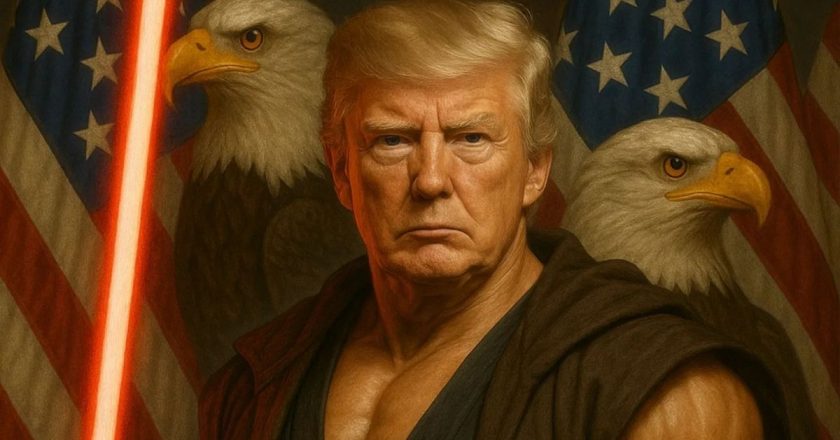 Amerika Birleşik Devletleri Başkanı Donald Trump, Papa’dan sonra yapay zeka ile “Jedi” oldu