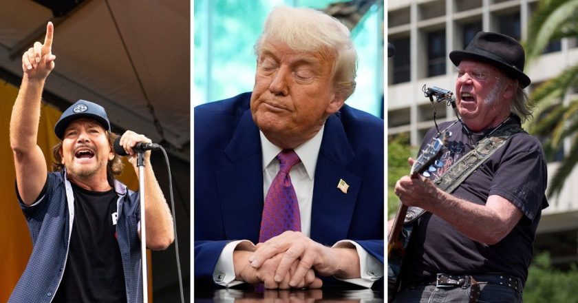 Eddie Vedder ve Neil Young, Trump’ın saldırıları karşısında Bruce Springsteen’e destek verdi