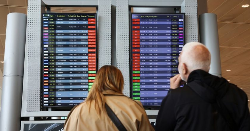 İsrail’in İran’a yönelik saldırıları: Hava sahasının kapatılması nedeniyle uçuşlar yönlendirildi veya iptal edildi