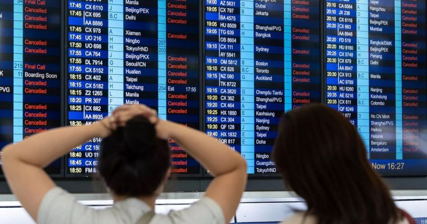 Ragasa Süper Tayfunu yüzlerce uçuşu durdurdu: On binlerce kişi Asya’da mahsur kaldı