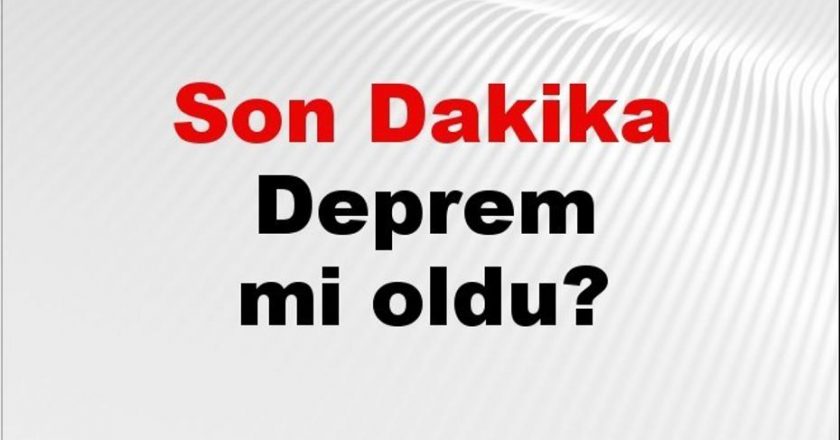 Deprem Alarmı! Az Önce Hangi Şehirde Sallandı? 02 Aralık 2025’te AFAD Verileri